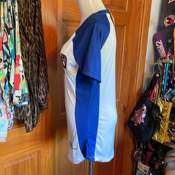 Milwaukee Brewers Cool Base BREW CREW Women’s Top Size M - Picture 4 of 9